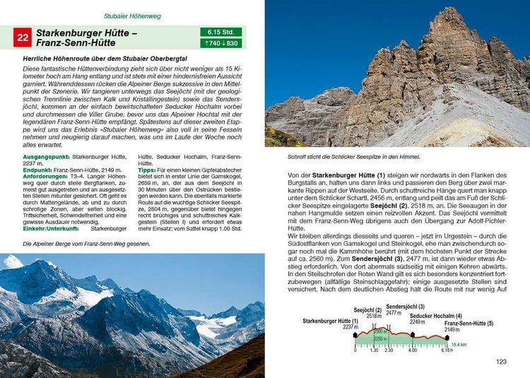 Produktbild: ROTHER Wanderf&uuml;hrer Stubaier H&ouml;henweg, Sellrainer H&uuml;ttenrunde, Gschnitztaler H&uuml;ttentour. 3 alpine Mehrtagestouren