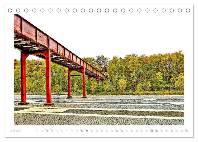 Produktbild: Zeche Zollverein. Weltkulturerbe. (Tischkalender 2027 DIN A5 quer), CALVENDO Monatskalender