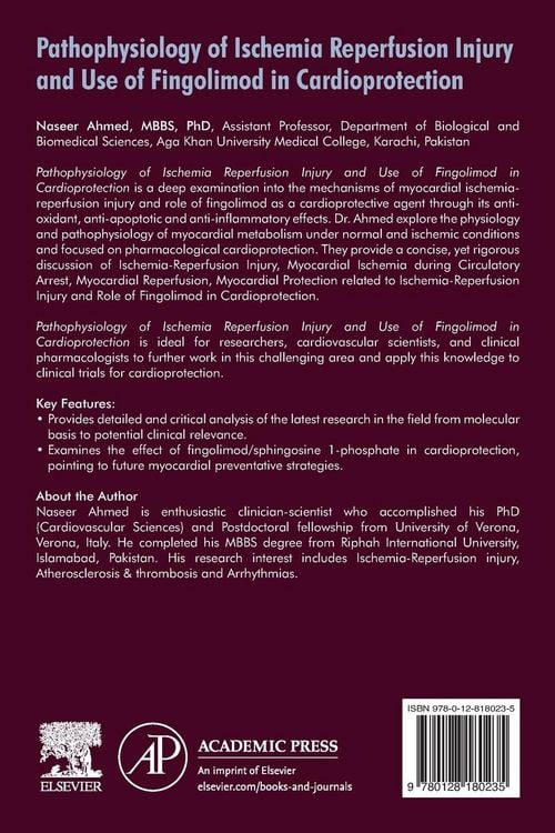 Produktbild: Ahmed, N: Pathophysiology of Ischemia Reperfusion Injury and