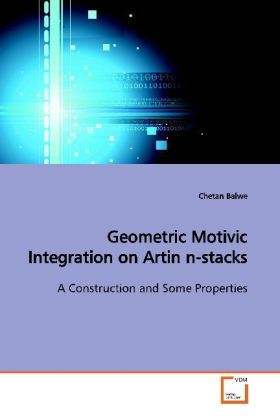 Produktbild: Balwe, C: Geometric Motivic Integration on Artin n-stacks