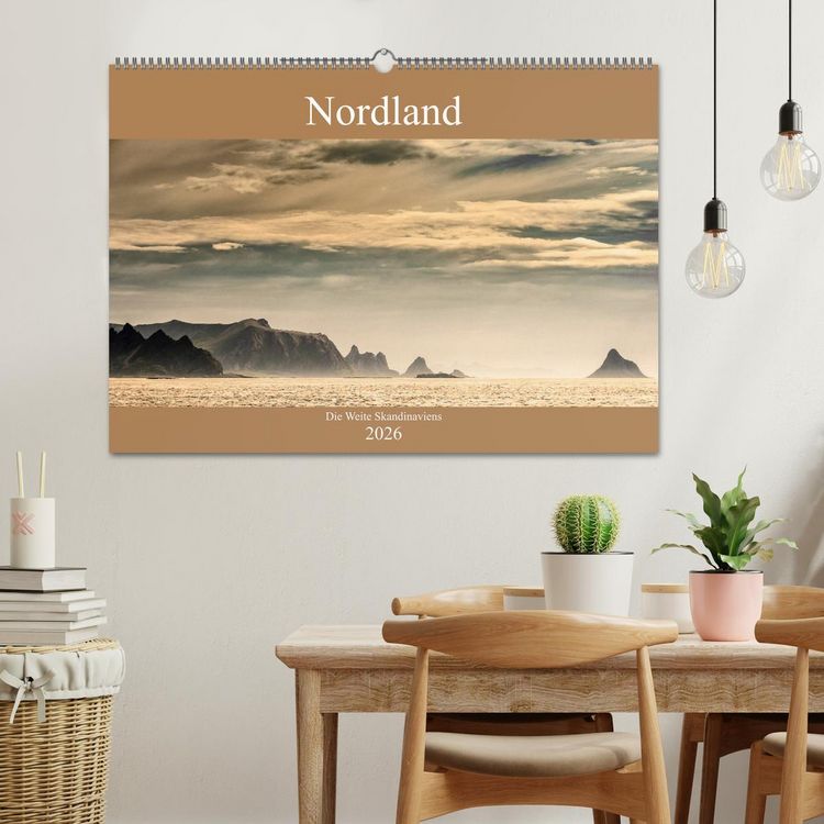 Produktbild: Nordland &ndash; Die Weite Skandinaviens (Wandkalender 2026 DIN A2 quer), CALVENDO Monatskalender