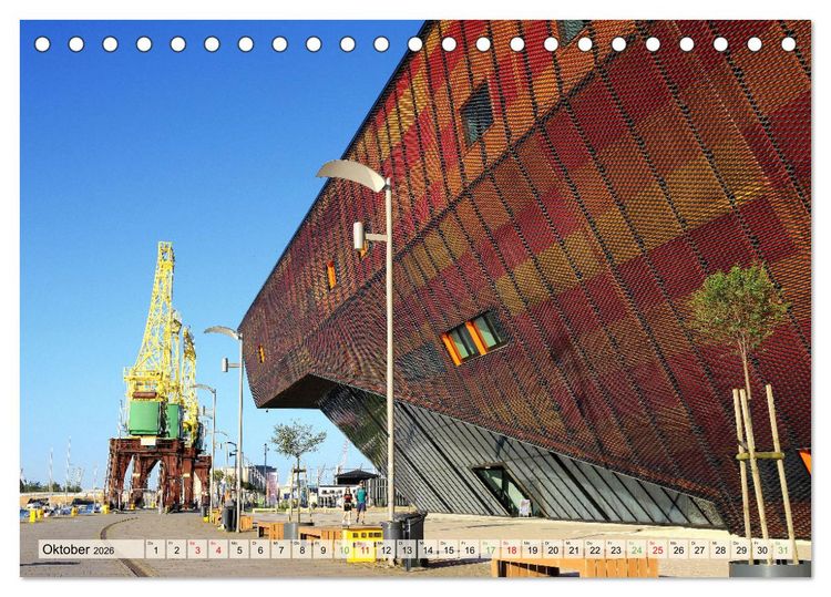 Produktbild: Stettin - Bedeutende Hafenstadt in Polen (Tischkalender 2026 DIN A5 quer), CALVENDO Monatskalender