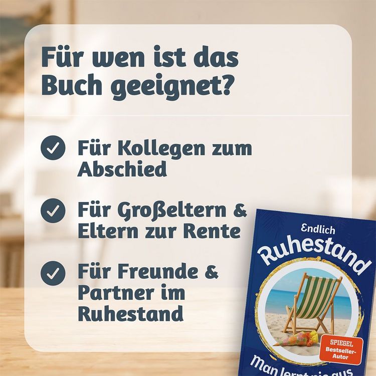 Produktbild: Endlich Ruhestand &ndash; Man lernt nie aus