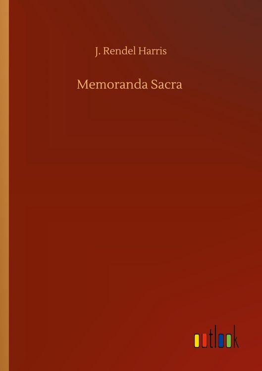 Produktbild: Memoranda Sacra