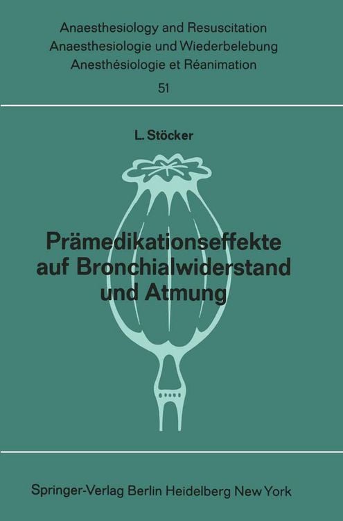 Produktbild: Pr&auml;medikationseffekte auf Bronchialwiderstand und Atmung