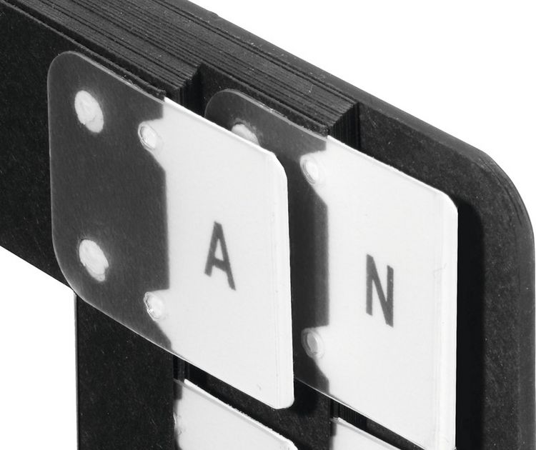 Produktbild: PAGNA&reg; Pultordner Classic, A - Z 24teilig schwarz