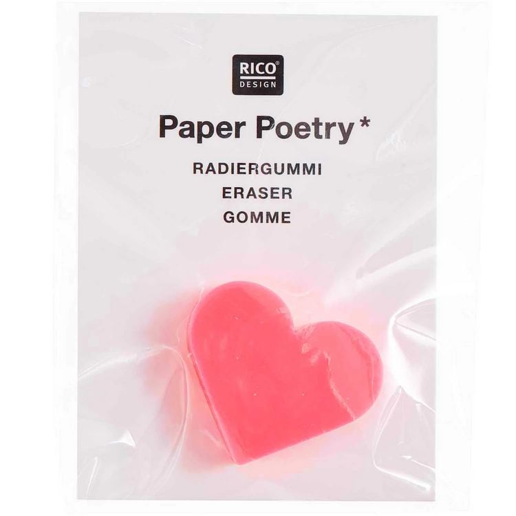 Produktbild: Radiergummi Herz Neonpink