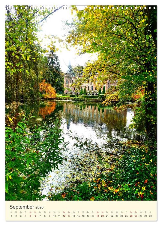 Produktbild: Traumschloss Paffendorf - Ein Juwel im Rheinland (Wandkalender 2026 DIN A3 hoch), CALVENDO Monatskalender