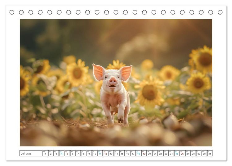 Produktbild: Pure Gl&uuml;cksmomente (Tischkalender 2026 DIN A5 quer), CALVENDO Monatskalender