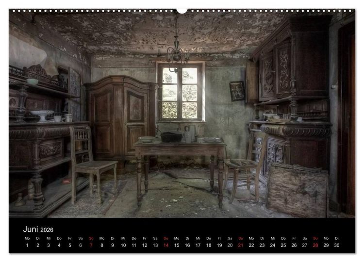 Produktbild: Lost Places - Verlassene Orte (Wandkalender 2026 DIN A2 quer), CALVENDO Monatskalender