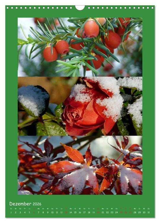 Produktbild: Natur im Farbenrausch (Wandkalender 2026 DIN A3 hoch), CALVENDO Monatskalender