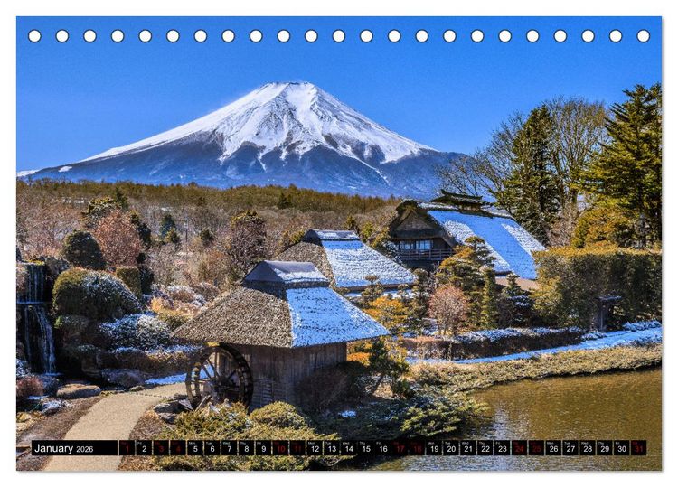 Produktbild: Japan - between tradition and modernity (Desk Calendar 2026 DIN A5 landscape), CALVENDO 12 Month DeskCalendar