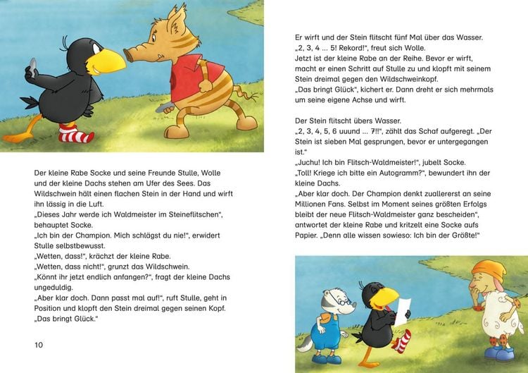 Produktbild: Der kleine Rabe Socke: Rette sich, wer kann! und andere rabenstarke Geschichten