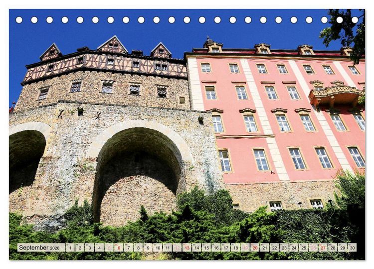 Produktbild: Schloss F&uuml;rstenstein in Polen (Tischkalender 2026 DIN A5 quer), CALVENDO Monatskalender