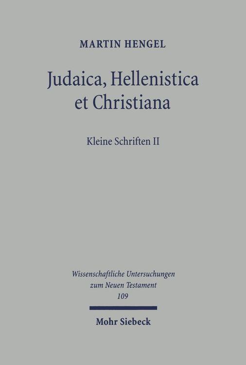 Produktbild: Judaica, Hellenistica et Christiana