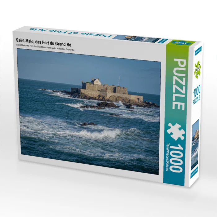 Produktbild: CALVENDO Puzzle Saint-Malo, das Fort du Grand B&eacute; | 1000 Teile Lege-Gr&ouml;&szlig;e 64x48cm Foto-Puzzle f&uuml;r gl&uuml;ckliche Stunden