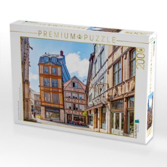 Produktbild: CALVENDO Puzzle Fachwerkh&auml;user in Rouen, Normandie | 2000 Teile Lege-Gr&ouml;&szlig;e 90x67cm Foto-Puzzle f&uuml;r gl&uuml;ckliche Stunden