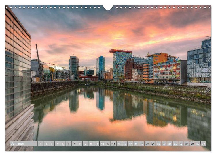 Produktbild: Wundersch&ouml;nes D&uuml;sseldorf (Wandkalender 2026 DIN A3 quer), CALVENDO Monatskalender