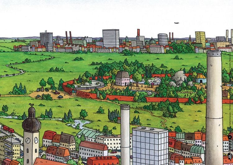 Produktbild: Der Elefantenpups. Rettet den Zoo! Kamishibai Bildkartenset