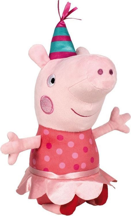 Produktbild: Schmidt Spiele 42829 - Peppa Pig, Peppa Wutz, Ferkelmädchen Party, 38 cm, Plüsch