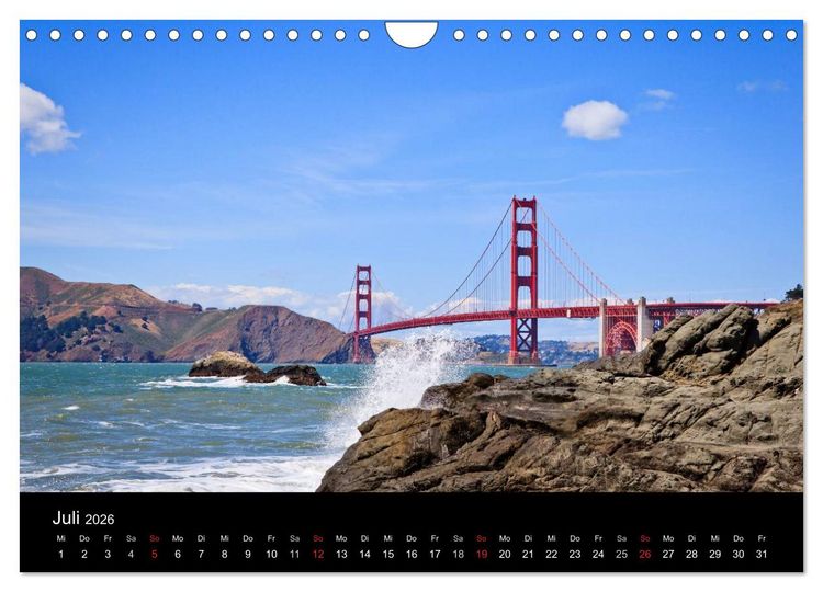 Produktbild: USA Southwest & Hawaii (Wandkalender 2026 DIN A4 quer), CALVENDO Monatskalender