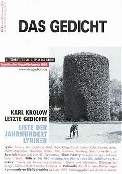 Produktbild: Das Gedicht. Zeitschrift /Jahrbuch f&uuml;r Lyrik, Essay und Kritik / DAS GEDICHT Nr. 7
