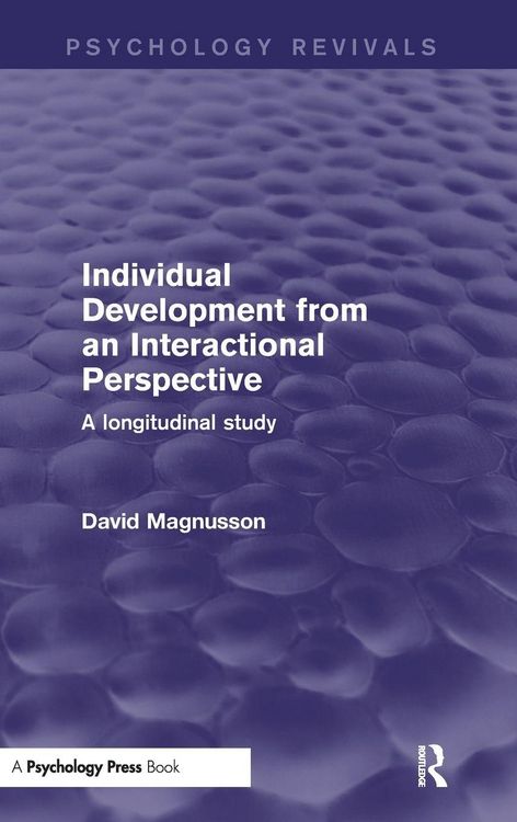 Produktbild: Individual Development from an Interactional Perspective