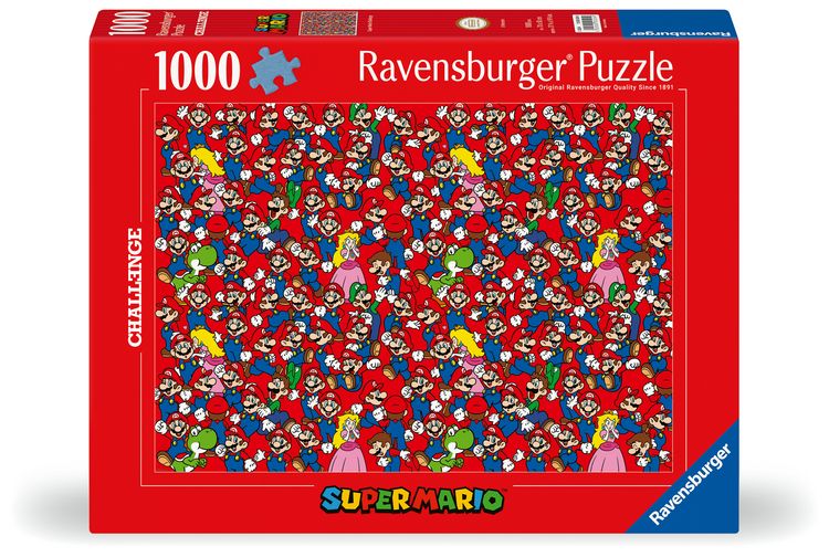 Produktbild: Erwachsenenpuzzle 1000 Teile - Challenge Super Mario