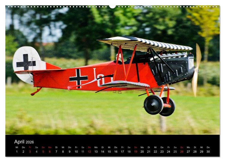 Produktbild: Modellflieger (hochwertiger Premium Wandkalender 2026 DIN A2 quer), Kunstdruck in Hochglanz