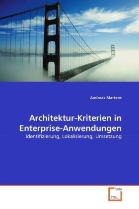 Produktbild: Martens, A: Architektur-Kriterien in Enterprise-Anwendungen