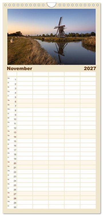 Produktbild: Familienplaner 2027 - Schleswig-Holstein - Momente zwischen den Meeren mit 5 Spalten (Wandkalender, 21 x 45 cm) CALVENDO