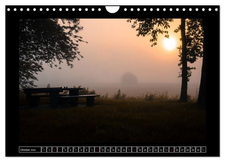Produktbild: Lichtlandschaft Worpswede (Wandkalender 2026 DIN A4 quer), CALVENDO Monatskalender