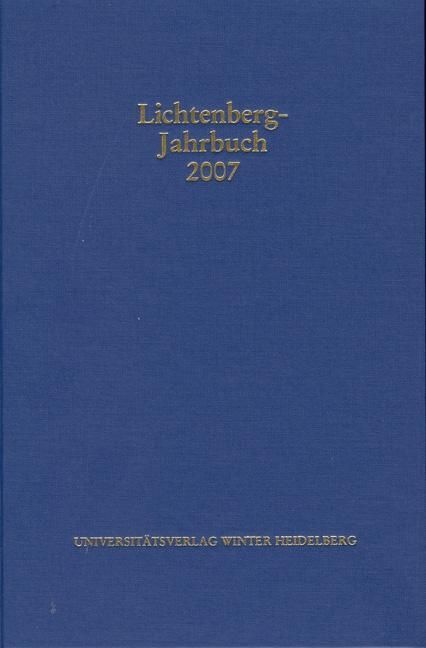 Produktbild: Lichtenberg-Jahrbuch 2007