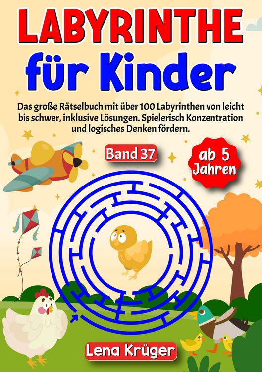 Produktbild: Labyrinthe f&uuml;r Kinder ab 5 Jahren - Band 37
