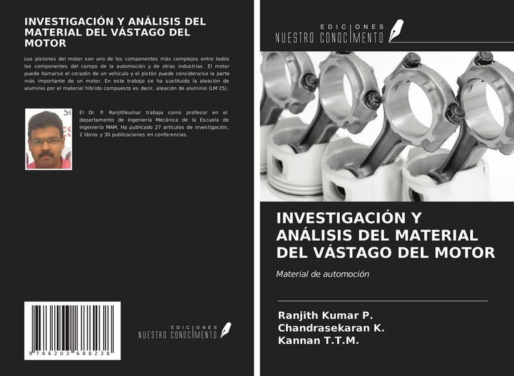 Produktbild: INVESTIGACI&Oacute;N Y AN&Aacute;LISIS DEL MATERIAL DEL V&Aacute;STAGO DEL MOTOR