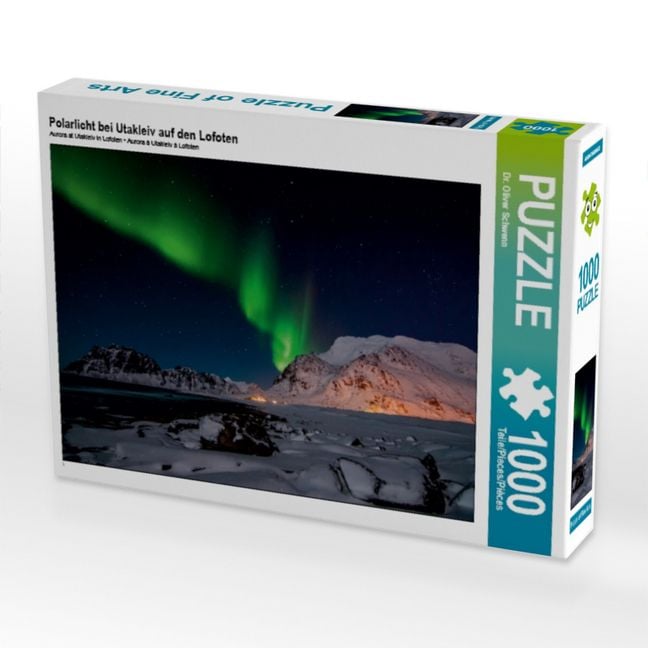 Produktbild: Polarlicht bei Utakleiv auf den Lofoten (Puzzle)