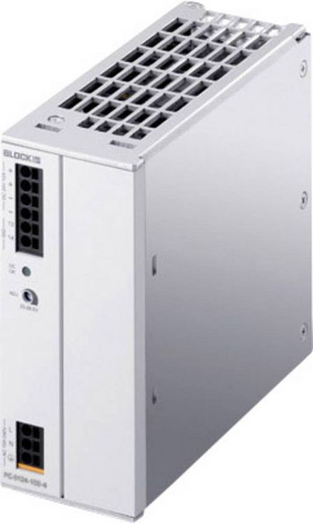 Produktbild: BLOCK PC-0224-050-0 Hutschienen-Netzteil (DIN-Rail) 24 V/DC 5 A 120 W Anzahl Ausg&auml;nge:1 x Inhalt 1 St.