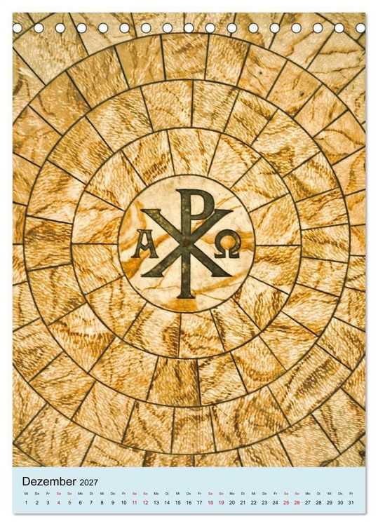 Produktbild: Evangelische Erl&ouml;serkirche Jerusalem (Tischkalender 2027 DIN A5 hoch), CALVENDO Monatskalender