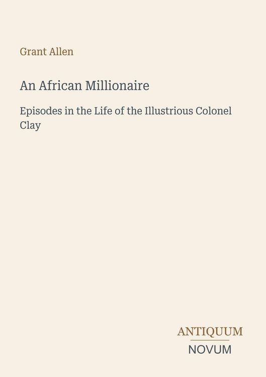 Produktbild: An African Millionaire