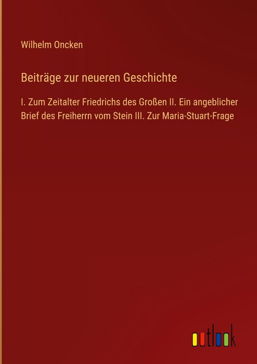 Produktbild: Beitr&auml;ge zur neueren Geschichte