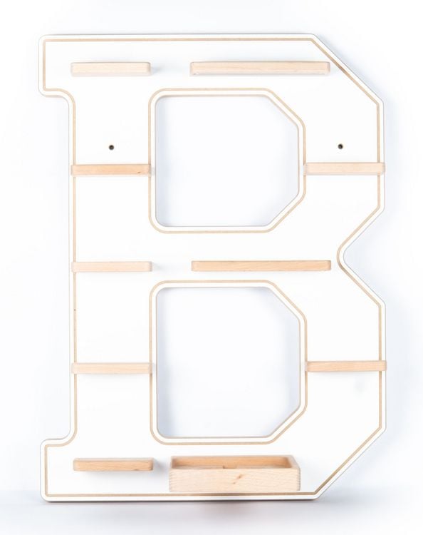 Produktbild: Wandregal  "Buchstabe B" f&uuml;r Toniebox