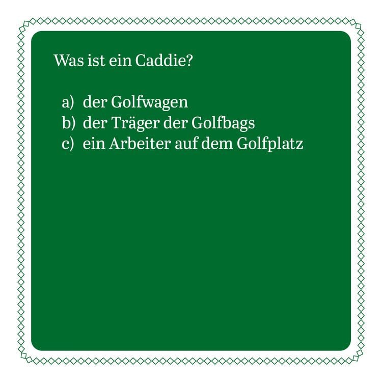 Produktbild: Das Golf-Quiz (Neuauflage)