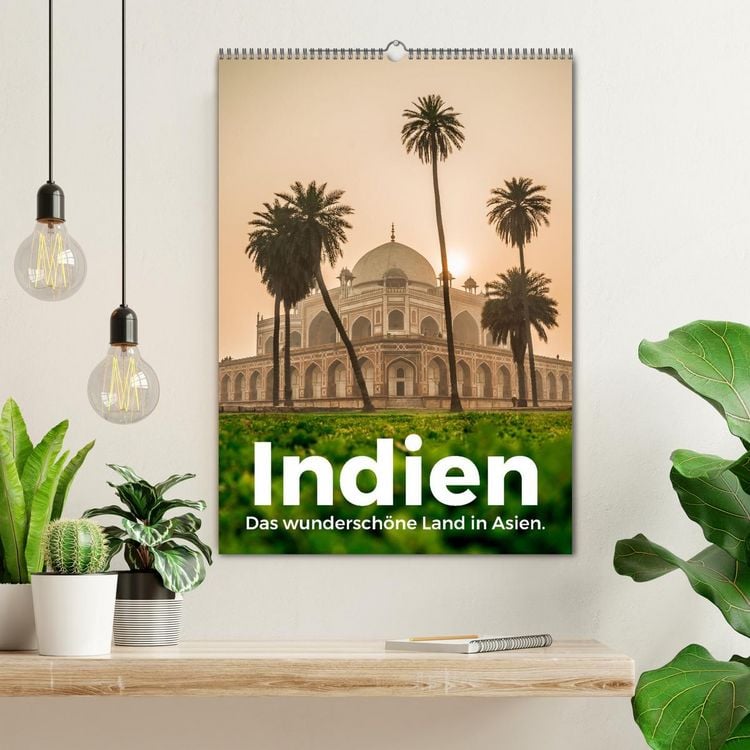 Produktbild: Indien - Das wundersch&ouml;ne Land in Asien. (Wandkalender 2026 DIN A2 hoch), CALVENDO Monatskalender