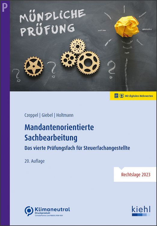 Produktbild: Mandantenorientierte Sachbearbeitung