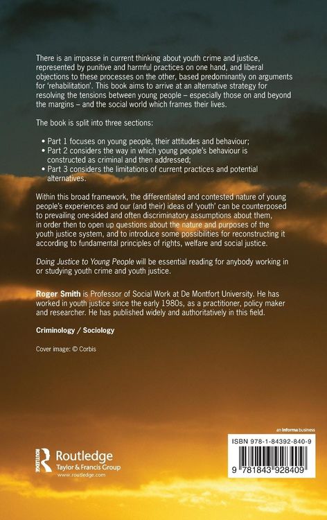 Produktbild: Doing Justice to Young People