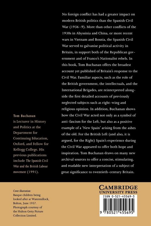 Produktbild: Britain and the Spanish Civil War