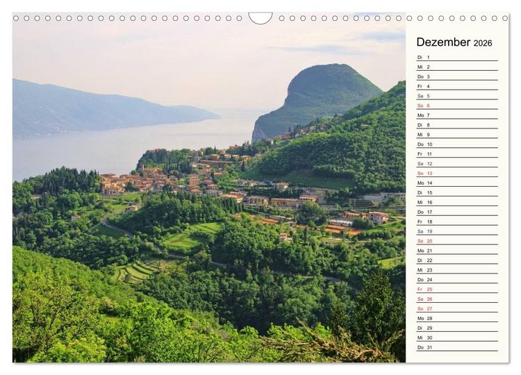 Produktbild: Gardasee (Wandkalender 2026 DIN A3 quer), CALVENDO Monatskalender