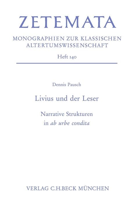Produktbild: Livius und der Leser