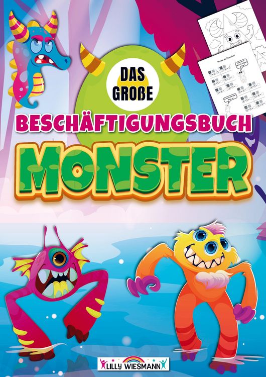 Produktbild: Das gro&szlig;e Besch&auml;ftigungsbuch Monster