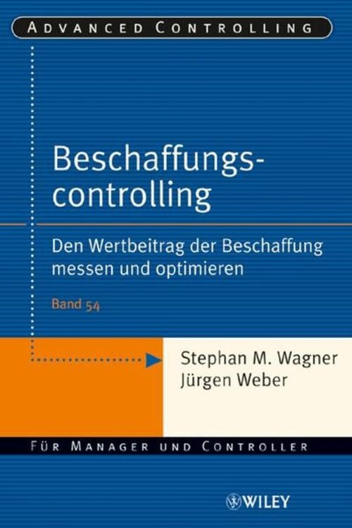 Bild vom Artikel Beschaffungscontrolling vom Autor Stephan M. Wagner